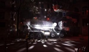 Un artiste transforme un camion toupie en boule disco à Lyon