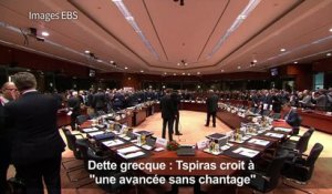 Dette grecque: Tsipras croit "à une avancée sans chantage"