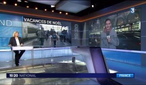 Gare de Lyon : l'affluence de Noël dans les transports