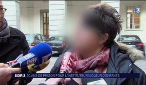 L'instituteur violeur d'enfants condamné à 20 ans de prison