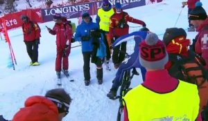 Eric Barone a descendu la piste de la coupe du monde de ski à Val d'Isère