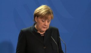 Merkel : l'attaque sur un marché de Noël est "un acte terroriste"