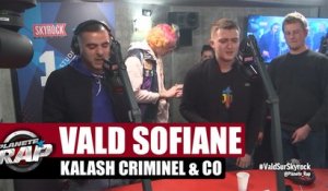 Vald, Sofiane, Kalash Criminel, Biffty et Suik'on Blaze AD en live dans Planète Rap