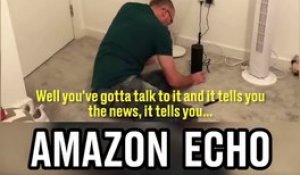 Il devient fou en essayant de communiquer avec Amazon Alexa. Tellement drole