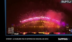 Sydney : Le sublime feu d'artifice du Nouvel an 2016 au Harbourg bridge (Vidéo)