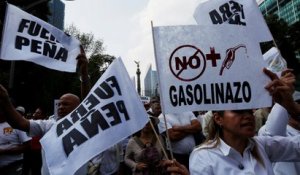 Mexique : manifestation contre la hausse des prix des carburants