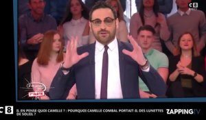 Camille Combal obligé de porter des lunettes en plateau, il s'explique (Vidéo)