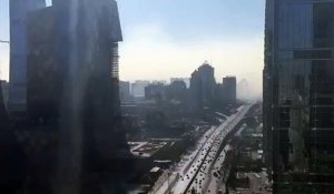 Quand Pékin disparait sous un nuage de pollution