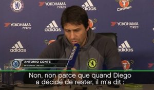 Chelsea - Conte n'a jamais douté de l'engagement de Costa