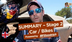 Stage 2 Summary - Car/Bike - (Resistencia / San Miguel de Tucumán) - Dakar 2017