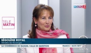 Primaire à gauche : Ségolène Royal moque le manque de cohérence de Manuel Valls en matière d’écologie
