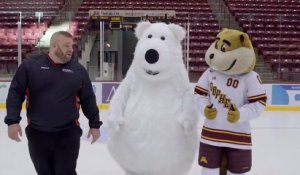 L'énorme chute d'un ours polaire pendant un tournage d'une publicité !