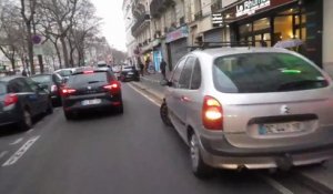 Les pistes cyclables à Paris.