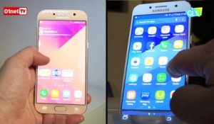 Première prise en main des Samsung Galaxy A3 et A5 version 2017 ! - CES 2017