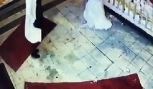 Une femme détruit un bonhomme de neige et se fait punir par son karma !