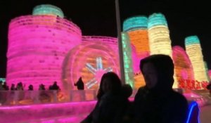 Chine : les images féeriques du festival de glace de Harbin