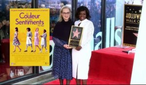 Viola Davis, la favorite des Oscars 2017 pour Fences a inauguré son étoile à Hollywood avec Meryl Streep