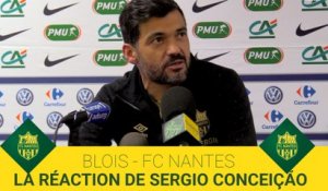 Blois - FC Nantes : la réaction de Sergio Conceição
