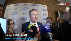 Dupont-Aignan : «Fillon, le programme le plus con de l'histoire de la droite»