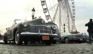 700 véhicules de collection rassemblés place de la Concorde à Paris