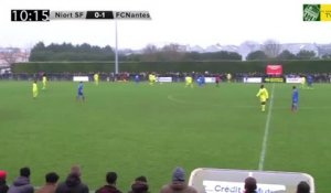 Gambardella : les buts des U19 Nationaux vs Niort Saint-Florent (0-5)