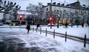 Neige à Strasbourg (mardi 10 janvier)
