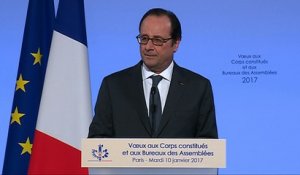 Vœux aux bureaux des Assemblées et aux corps constitués à l’Elysée