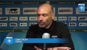 Cédric Daury avant Gazélec Ajaccio - AJ Auxerre