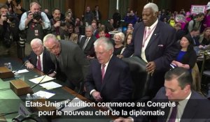 Etats-Unis: Rex Tillerson au Congrès pour son audition