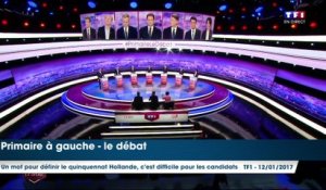 Primaire à gauche - Le débat : les candidats peinent à définir le bilan de François Hollande