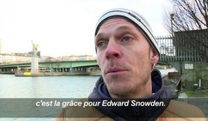 Paris: action Amnesty en faveur d'Edward Snowden