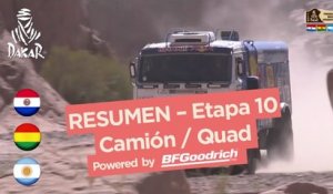 Resumen de la Etapa 10 - Quad/Camión - (Chilecito / San Juan) - Dakar 2017