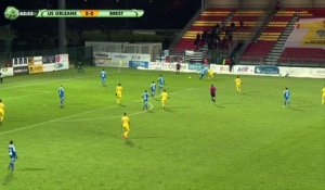 J20 : US Orléans - Brest (0-1)