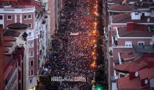 Espagne : manifestation en soutien aux prisonniers basques