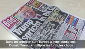 Sur l'Europe, Trump multiplie critiques et formules chocs