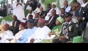 RTI1 / Politique - Nigéria Investiture de Buhari, Le Ministre Diby Koffi représente le Président