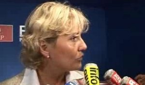 Nadine Morano à la conférence de presse UMP