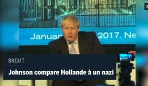 Brexit : Boris Johnson compare François Hollande à un nazi
