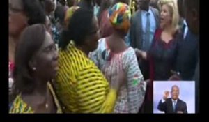 RTI-La Première Dame, Mme Dominique OUATTARA en visite à Abengourou