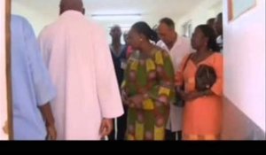 Yopougon visite du ministre de la santé et de la lutte contre le SIDA auprès des blesses de l'acc