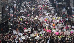 Des centaines de milliers d'opposants à Trump dans les rues de Washington, New York, Boston, etc.