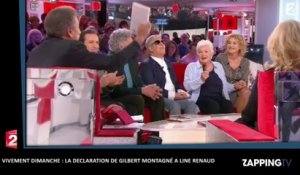 Vivement Dimanche - Gilbert Montagné, charmé par Line Renaud : "Je bois vos paroles" (vidéo)
