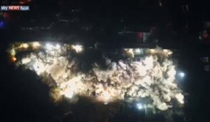 La destruction d'un quartier entier en Chine en 10 secondes