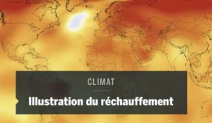 Une animation de la NASA montre l'ampleur du réchauffement climatique