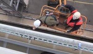 Pont-à-Mousson : la centrale EDF de Blenod vue d'un...