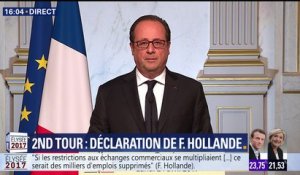 Hollande : "La mobilisation s’impose (…) Pour ma part, je voterai Emmanuel Macron"