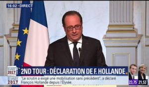 Hollande : "La présence de l’extrême droite fait courir un risque pour notre pays"