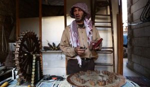 En Syrie, des objets d'art conçus avec des obus