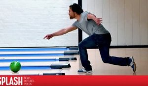 Matthew McConaughey fait une partie de bowling à Burbank