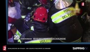 Avalanche en Italie : Un couple rescapé du drame, leur incroyable témoignage (Vidéo)